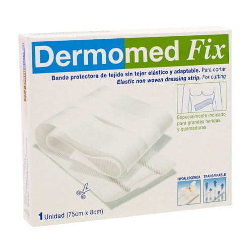 Dermomed Fix 75x8cm tira continua con gasa