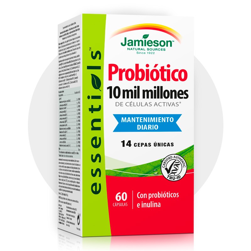 Jamieson Probiotic 10 mil millones 60 cápsulas
